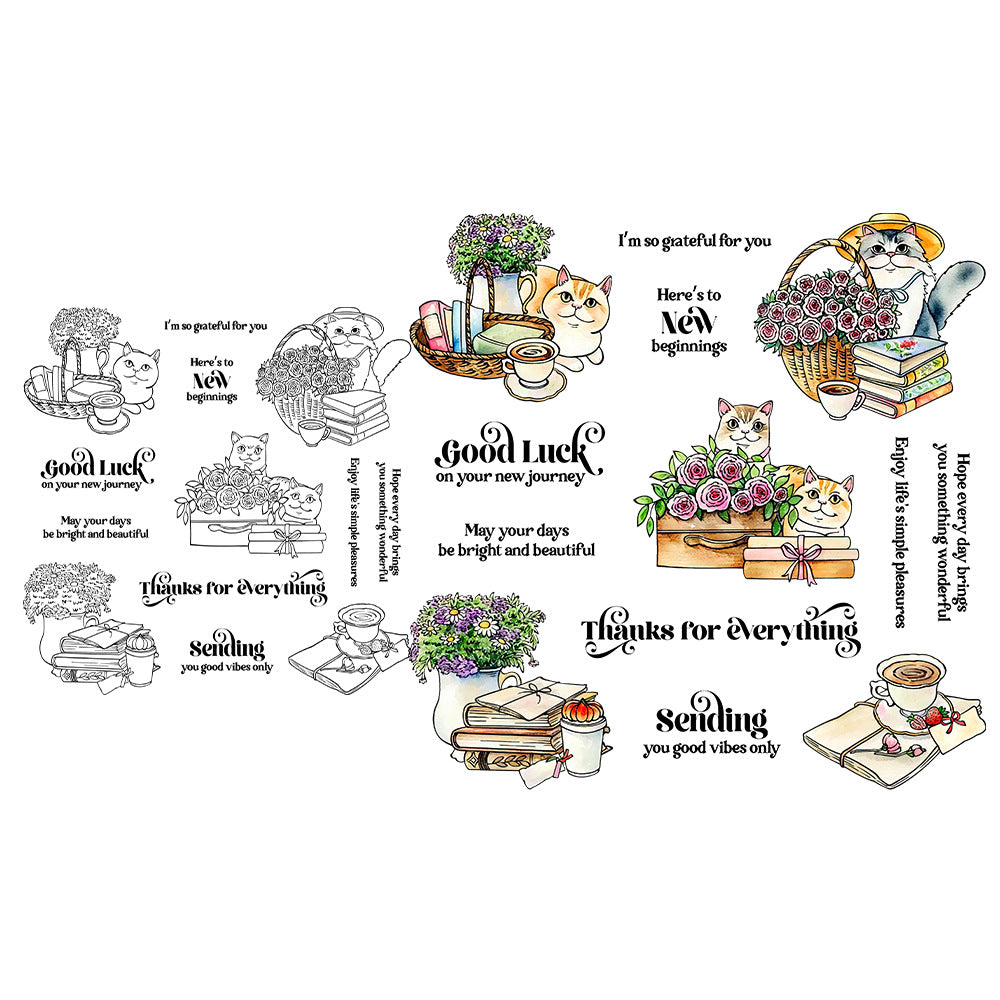 Leisure Daily Life Clear Stamps