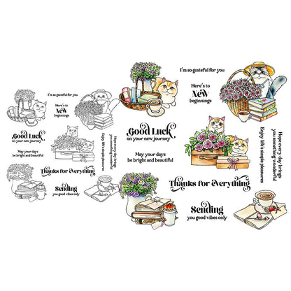 Leisure Daily Life Clear Stamps