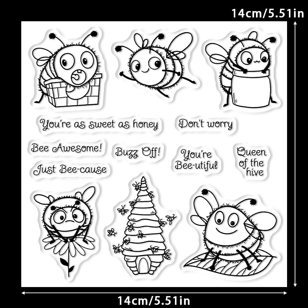 Happy Bees Dies & Stamps Set