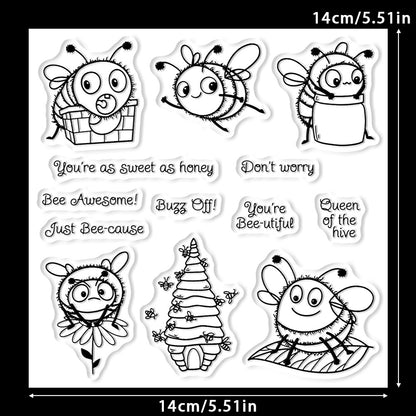 Happy Bees Dies & Stamps Set