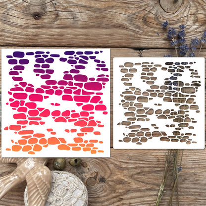 Wall Background DIY Painting Hollow Stencil