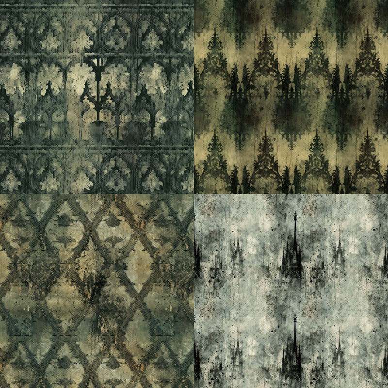 24PCS 6" Ancient Scrapbook Paper & Cardstock
