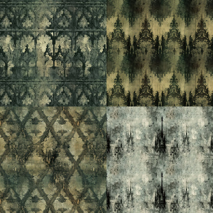 24PCS 6" Ancient Scrapbook Paper & Cardstock