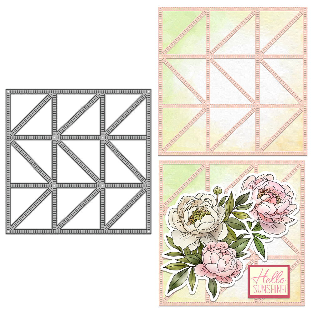 Decorative Grid Background Board Metal Cutting Dies