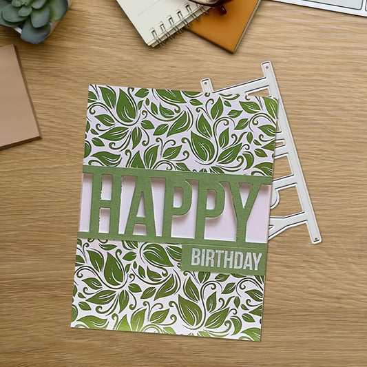"HAPPY" Words Metal Cutting Dies