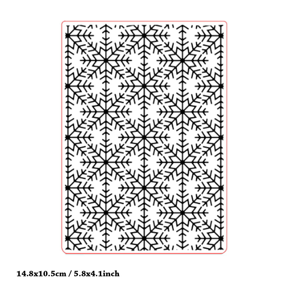 Geometric Background Pattern Plastic Embossing Folder