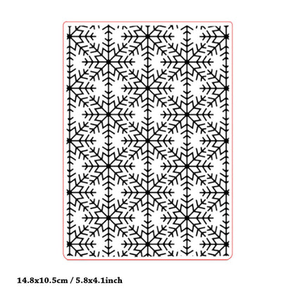 Geometric Background Pattern Plastic Embossing Folder