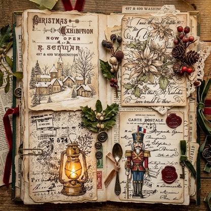 Christmas Series DIY Decorative Journal Clear Stamps