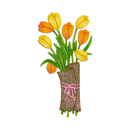 Tulip Bouquet Metal Cutting Dies
