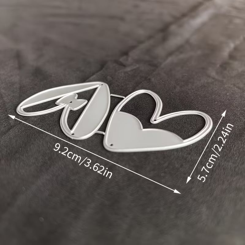 Double Heart Metal Cutting Dies