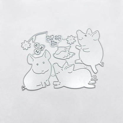 Three Cute Little Pigs Metal Cutting Dies