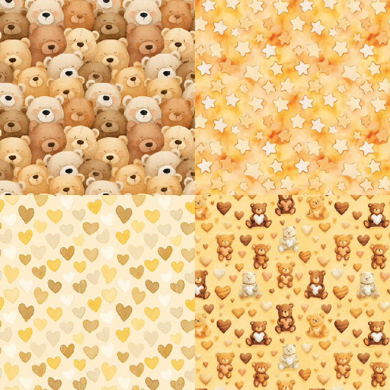 24PCS 6" Mellow Scrapbook Paper & Cardstock
