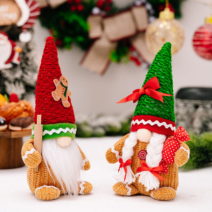 Gingerbreads Man Gnome Plush Doll Gnomes