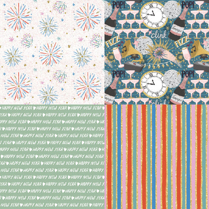 24PCS 6" Spark Scrapbook Paper & Cardstock