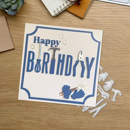 Birthday Cards Metal Cutting Dies