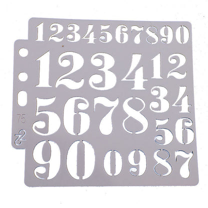 Number DIY Hollow Stencil