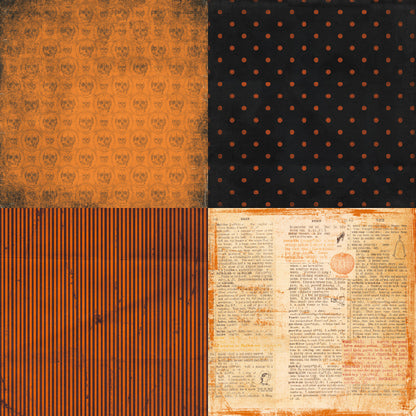 24PCS 6" Dark World Scrapbook Paper & Cardstock