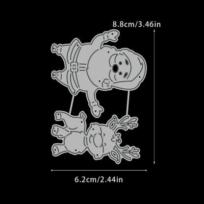 Santa Claus Deer Metal Cutting Dies