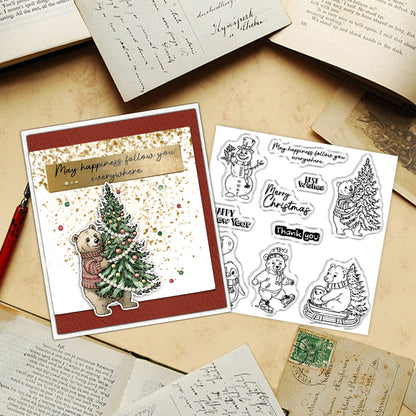Christmas Animals Clear Stamps
