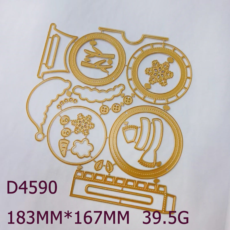 Christmas Candy Shake Box Metal Cutting Dies