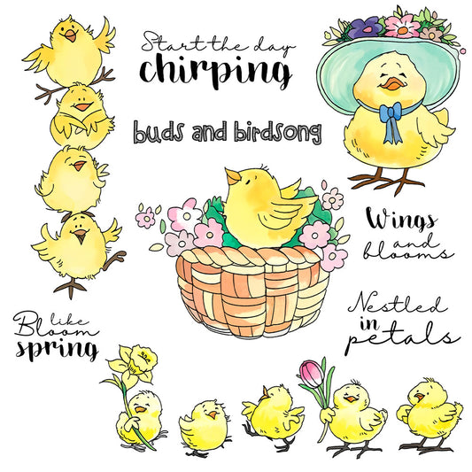 Smart Chicken Dies & Stamps Set