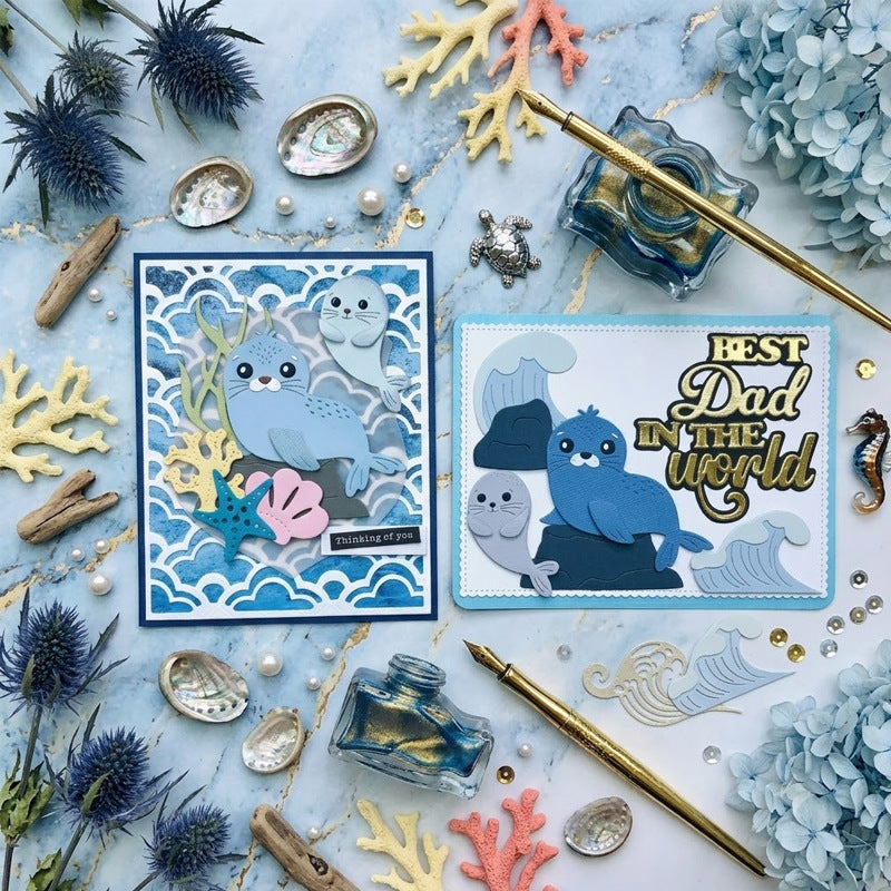 Cute Seal Metal Cutting Dies