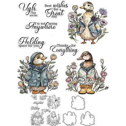 Cute Swan Dies & Stamps Set