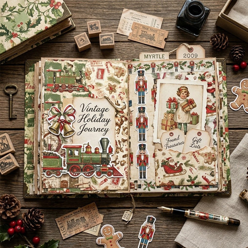 24PCS 6" Christmas Style Scrapbook Paper & Cardstock