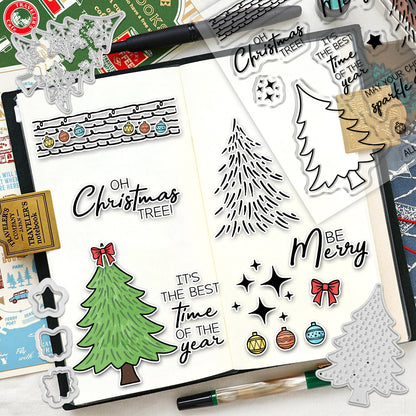 Merry Christmas Dies & Stamps Set