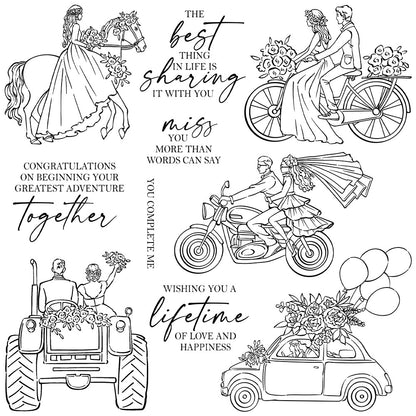Valentine's Day Theme Clear Stamps