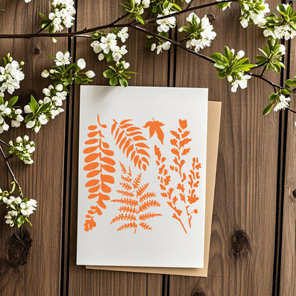 Branches and Leaves DIY Painting Hollow Stencil