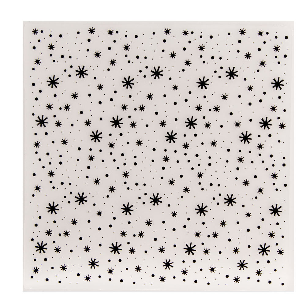 Snowing Pattern Embossing Folder