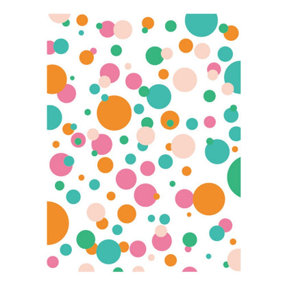 5 PCS Polka Dots Pattern DIY Painting Hollow Stencil