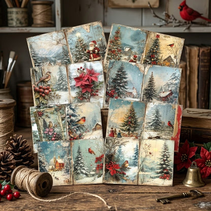 A5 Christmas Theme Journal Scrapbook Paper