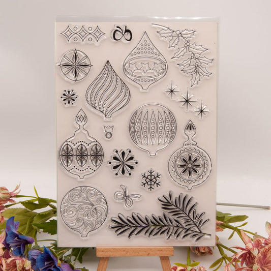 Christmas Decorative Clear Stamps