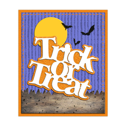 "TRICK OR TREAT" Words Metal Cutting Dies