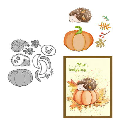 Hedgehog Pumpkin Metal Cutting Dies