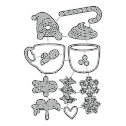 Christmas Mug Metal Cutting Dies