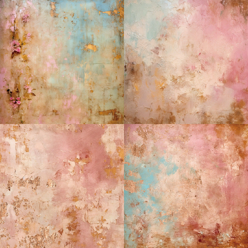 24PCS 6" Antique Gold Scrapbook Paper & Cardstock