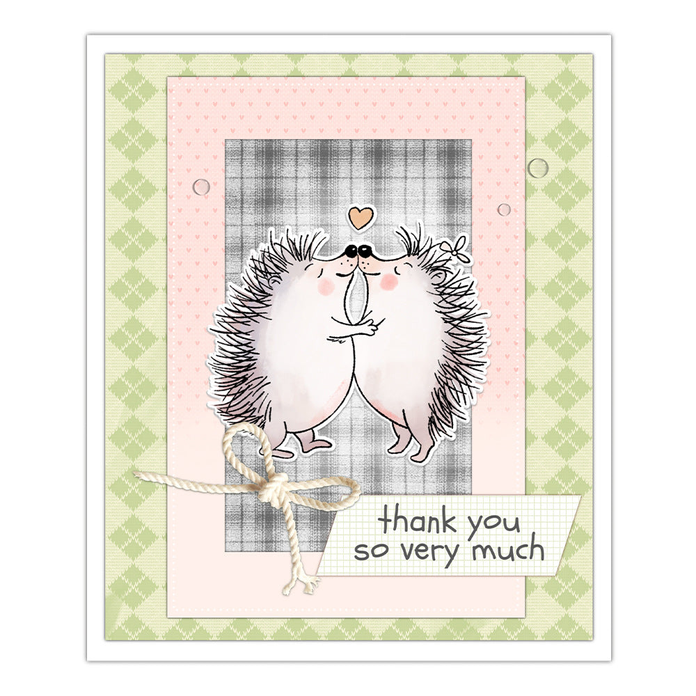 Cute Hedgehog Dies & Stamps Set