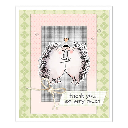 Cute Hedgehog Dies & Stamps Set