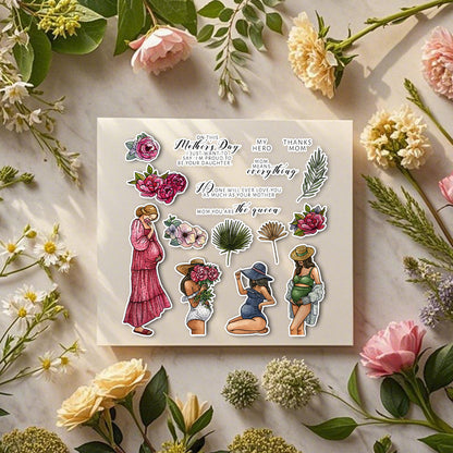 Great Mother Pregnaunt Women Clear Stamps