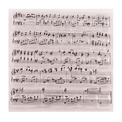 Musical Notes Clear Stamps