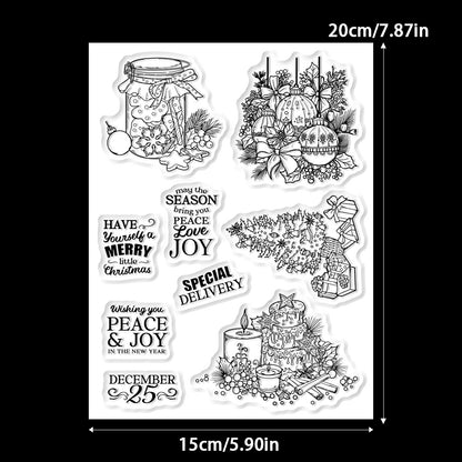 Christmas Theme Clear Stamps