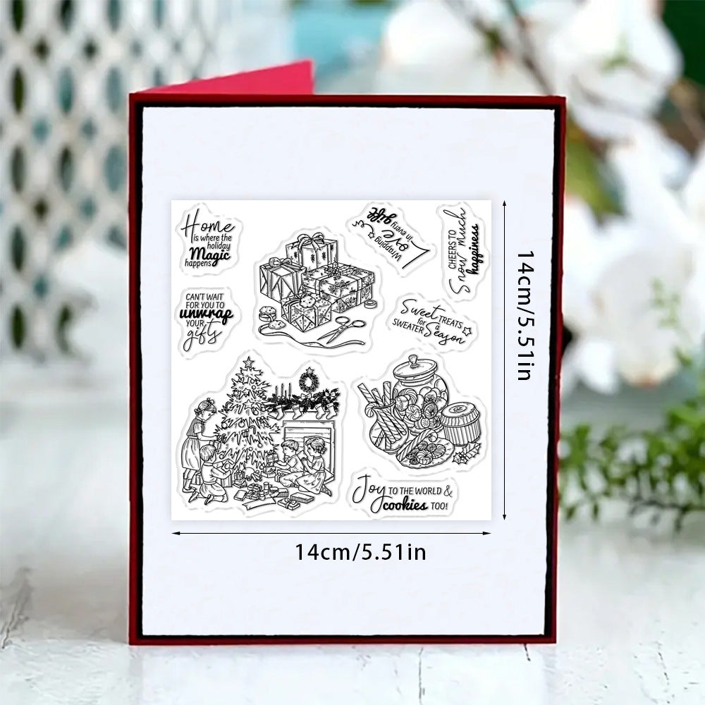 Christmas Theme Clear Stamps