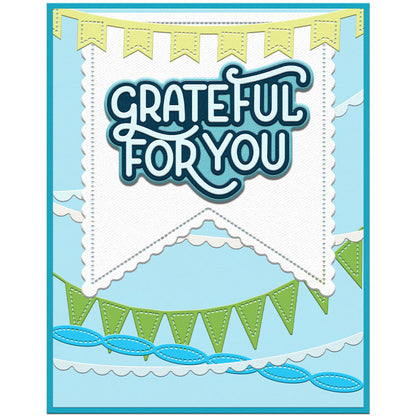 "Grateful For You" Words Metal Cutting Dies