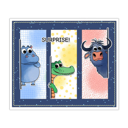 Probe Animals Dies & Stamps Set
