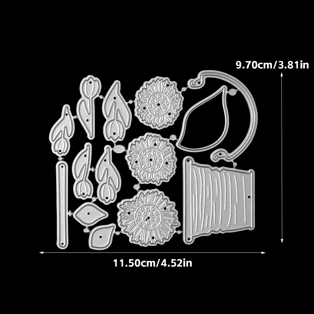 Potted Flowers Metal Cutting Dies