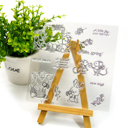 Easter Animal Series Dies & Stamps Set