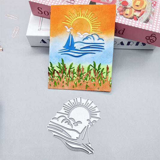 Sun Mountain Peak and Sea Metal Cutting Dies